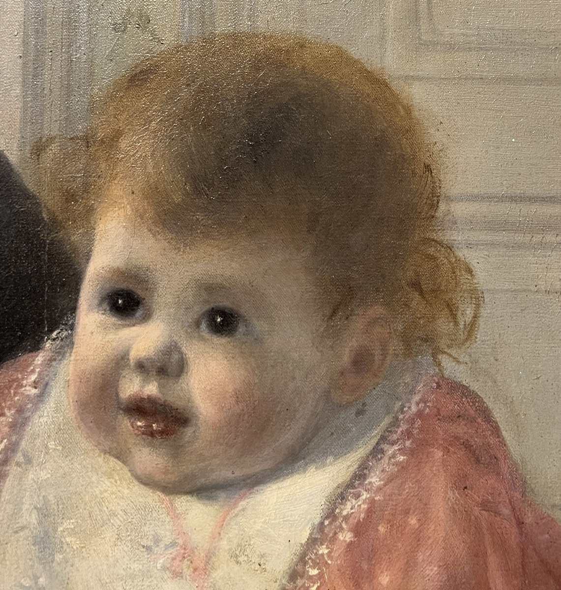 Gabriel Biessy (Francia, 1854-1935) Frans, figlio dell'artista con il nonno, 1893-photo-1