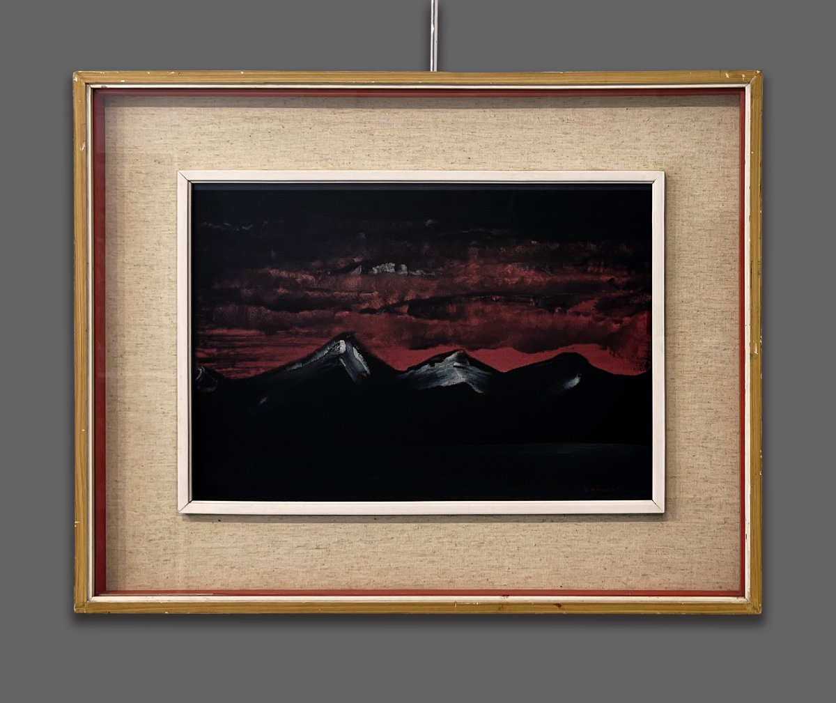 Giandante X (Milano, 1899 - Castelleone, Italia, 1984) Paesaggio, 1965