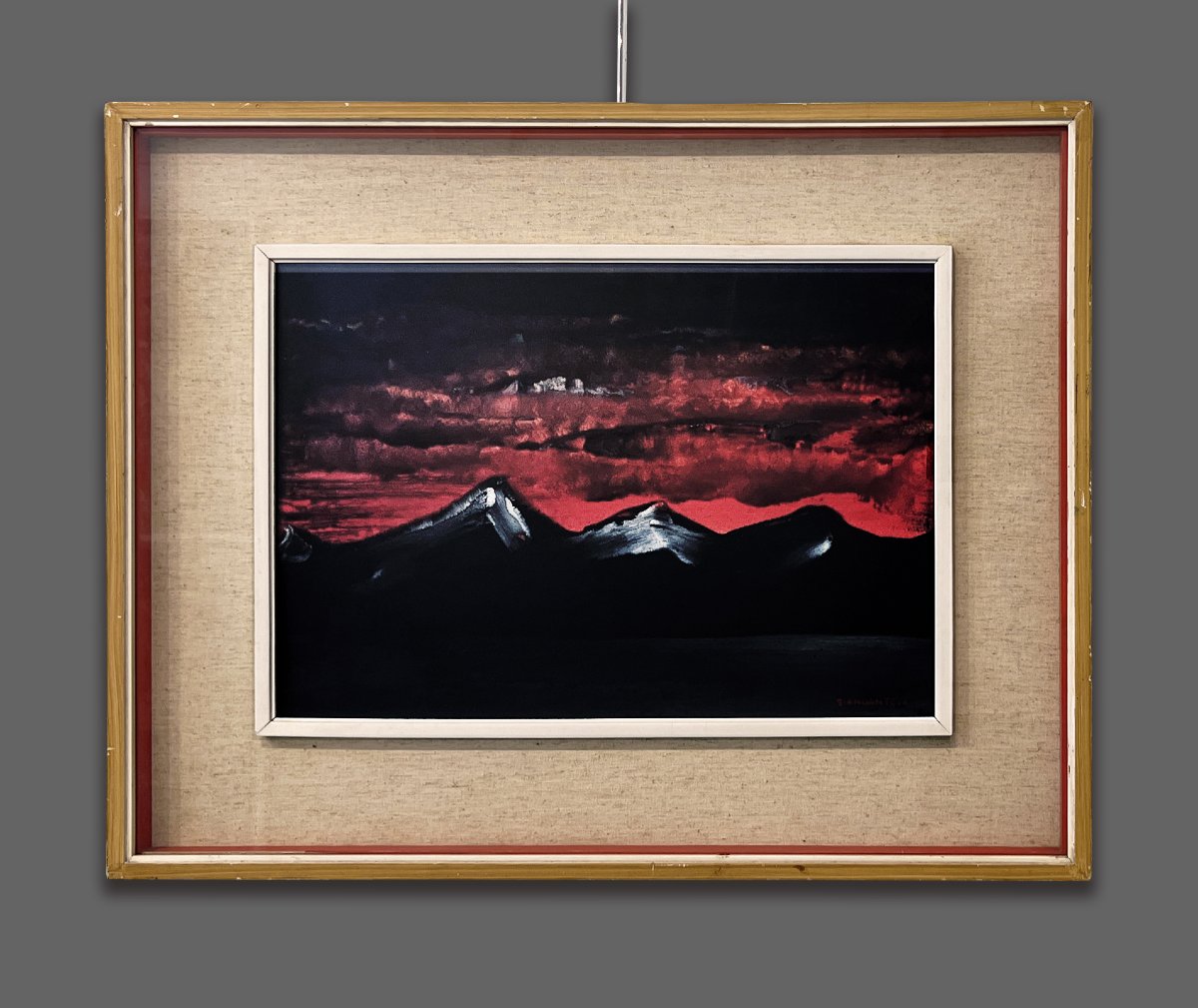 Giandante X (Milano, 1899 - Castelleone, Italia, 1984) Paesaggio, 1965