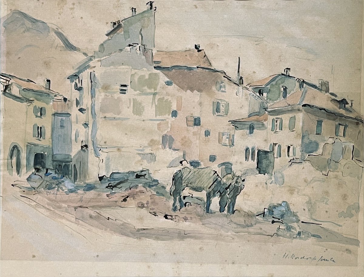 Hermann Rudorf (Germania, 1862–1935) Periferia di Fiesole, Firenze-photo-3