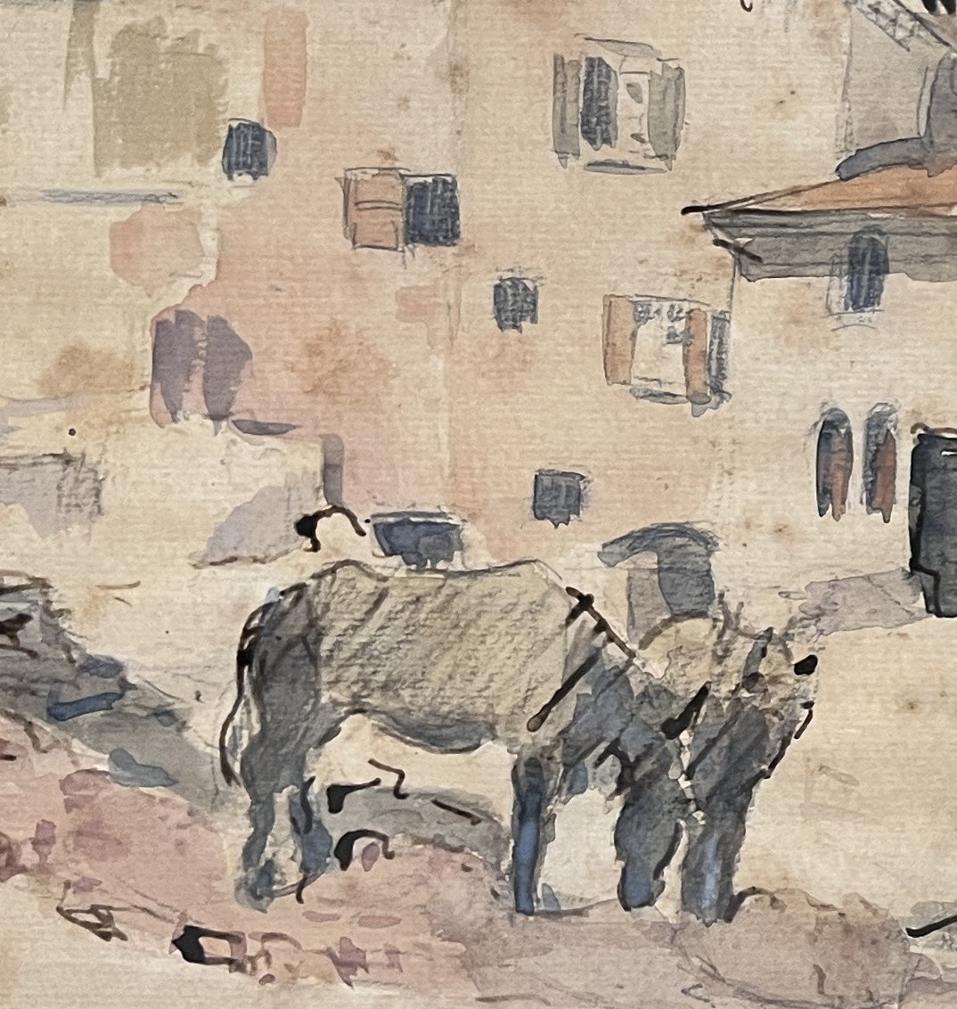 Hermann Rudorf (Germania, 1862–1935) Periferia di Fiesole, Firenze-photo-1