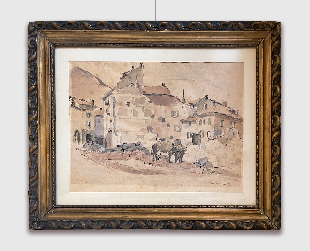 Hermann Rudorf (Germania, 1862–1935) Periferia di Fiesole, Firenze-photo-3