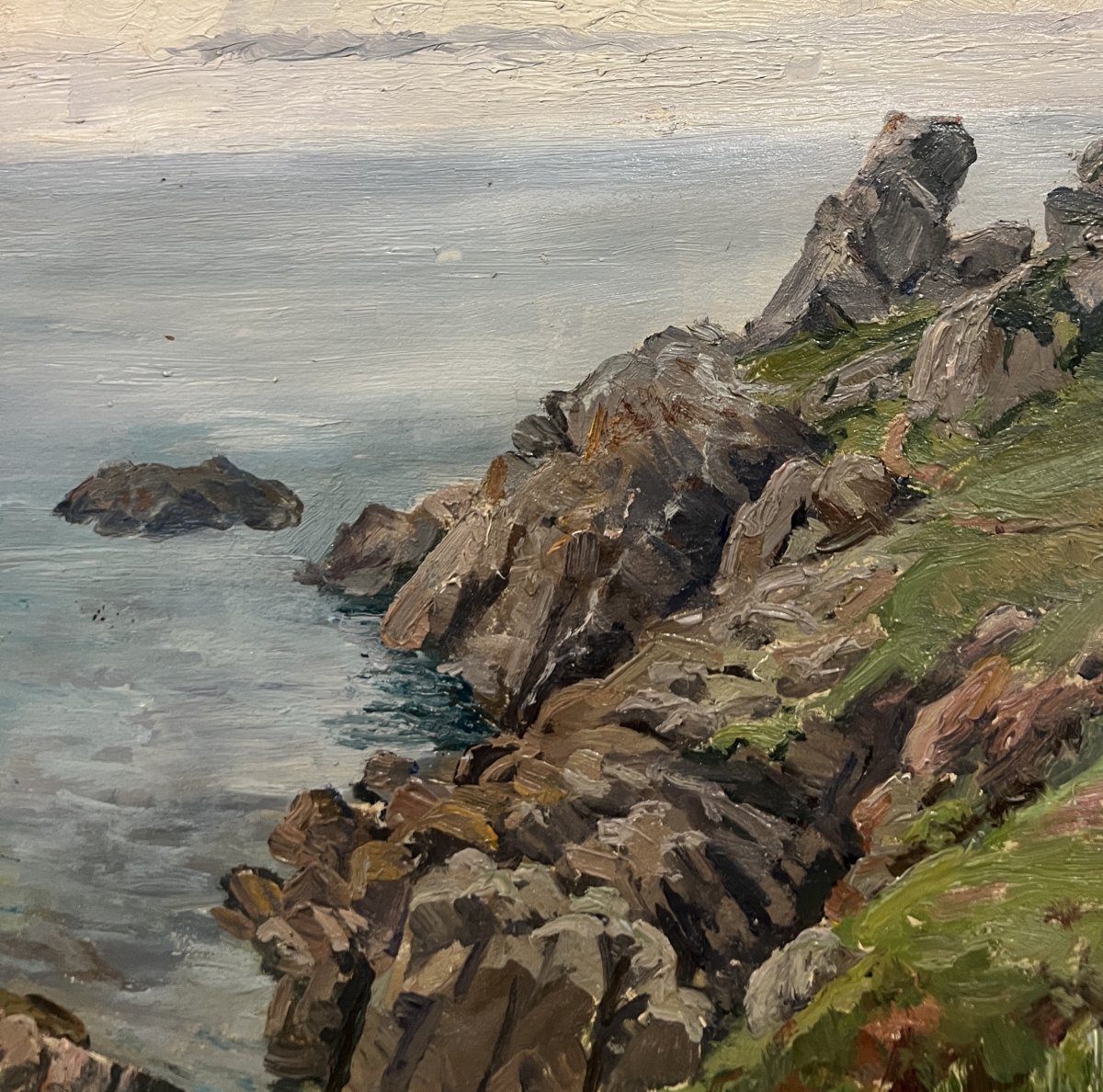 Charles Corcuff (Tour Tanguy, Brest, Francia, 1872-1953) Port Manech, Bretagna, Francia-photo-4