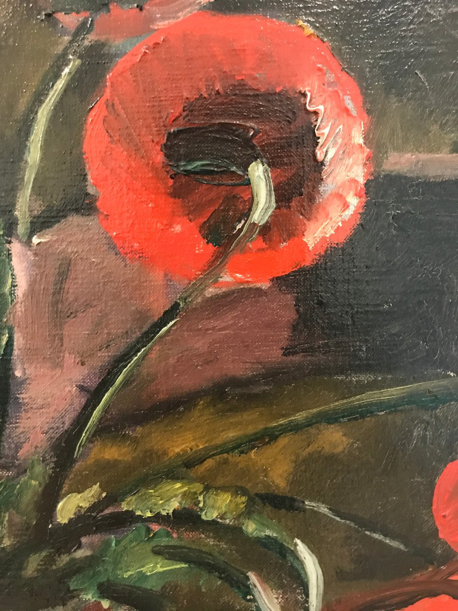 Maurice Asselin (1882-1947) Coquelicots, 1919-photo-3