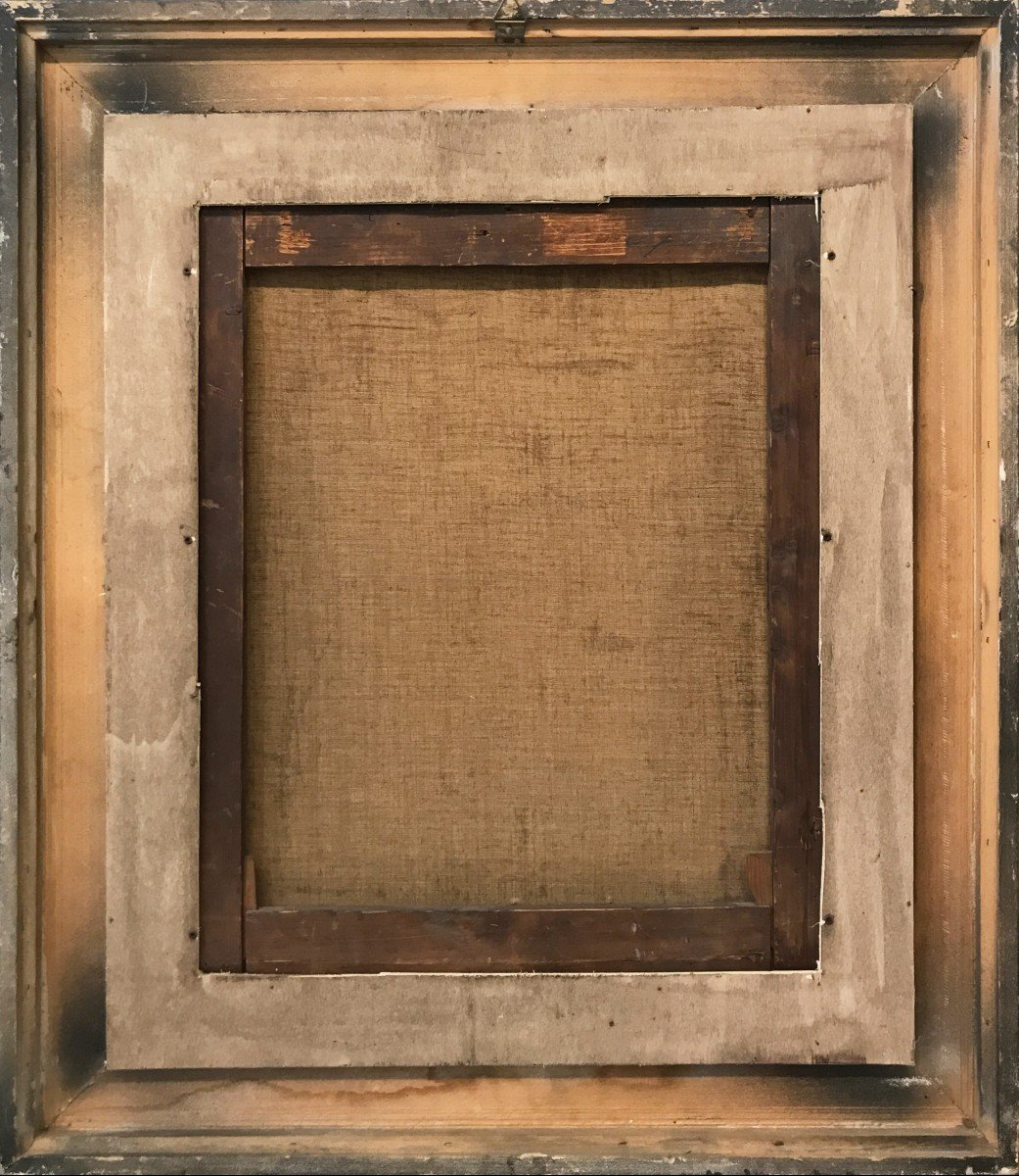 Louis gustave Cambier (1874-1949) Paesaggio di Campagna, 1896-photo-3