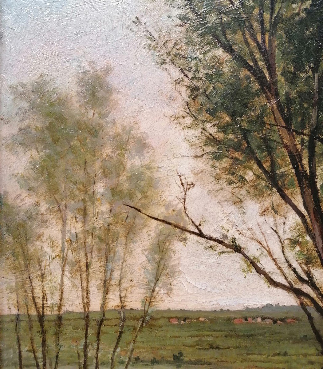 Louis Maréchal (1884-1971) Paesaggio Fluivale (Limoges), 1918-photo-1