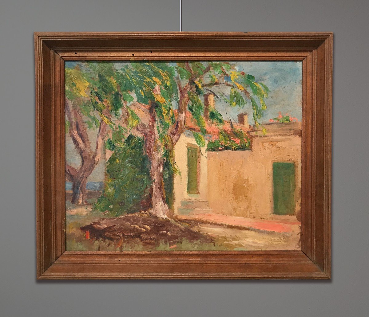 Fernand Maillaud (1862-1948) Paesaggio d'Ajoux