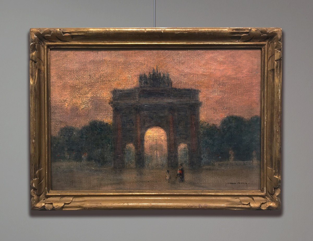Marie-Gabriel Biessy (1854-1935) Arc du triomphe du Carrousel