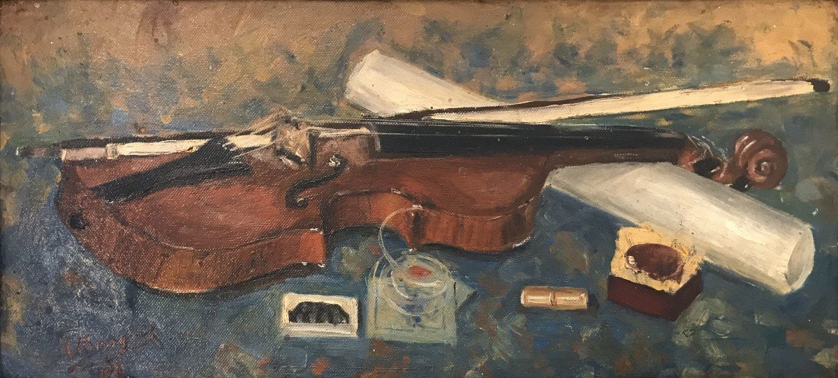 Raymonde Bouquet-gallien (1909-?) Il Violino, Parigi, 1931-photo-2