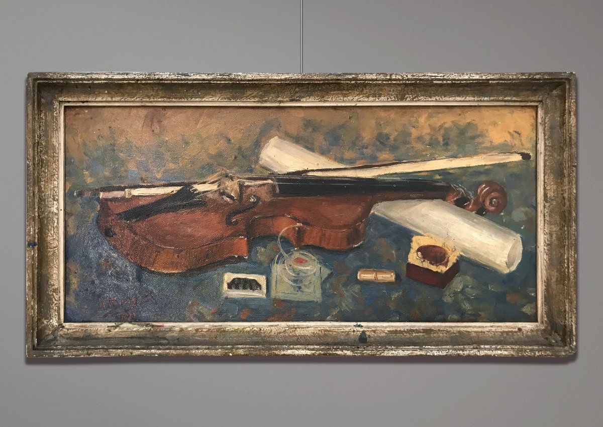 Raymonde Bouquet-gallien (1909-?) Il Violino, Parigi, 1931