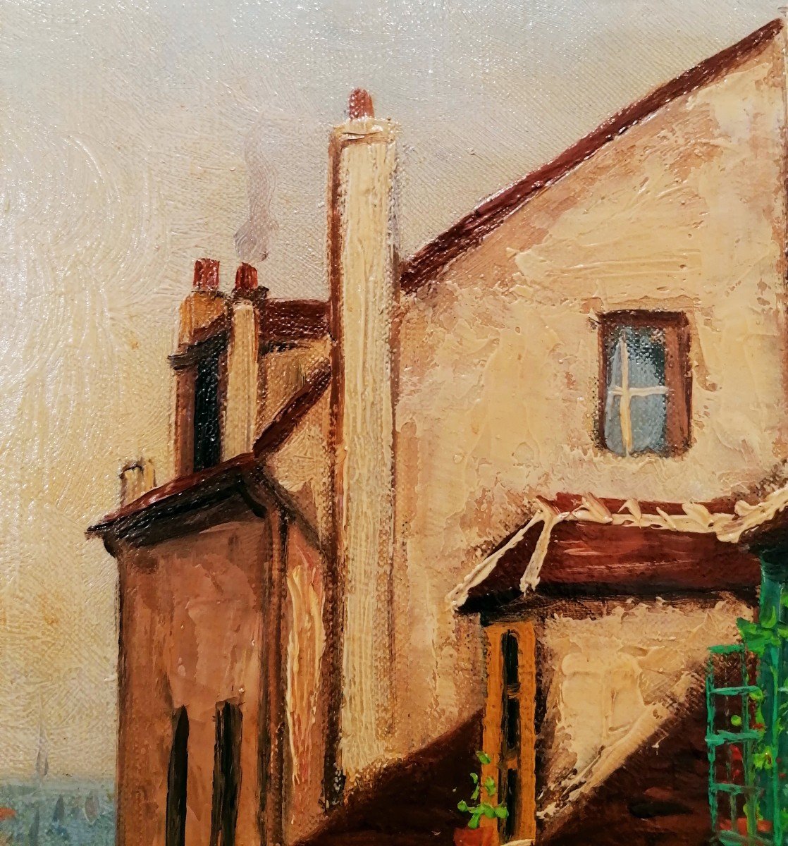Gazi-Igna Ghierei dit Le Tatar (1900-1975)  La Maison Mimi Pinson et la Rue da Mont-Cenis à Montmatre-photo-4