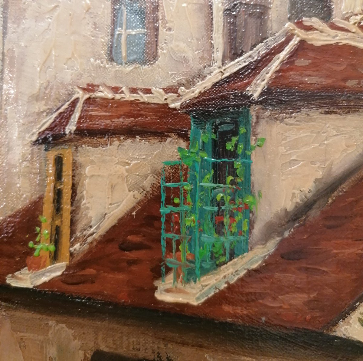 Gazi-Igna Ghierei dit Le Tatar (1900-1975)  La Maison Mimi Pinson et la Rue da Mont-Cenis à Montmatre-photo-5