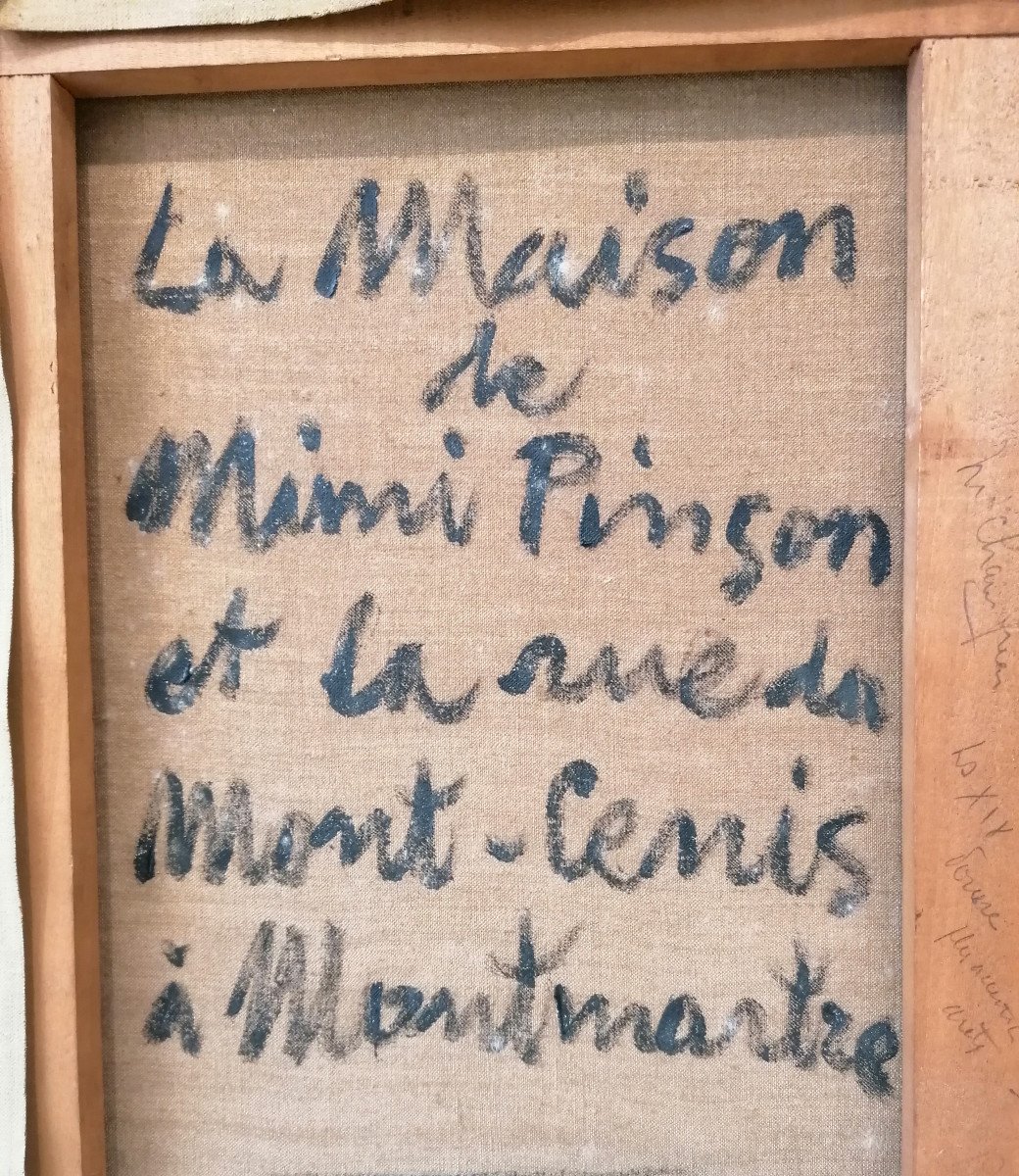 Gazi-Igna Ghierei dit Le Tatar (1900-1975)  La Maison Mimi Pinson et la Rue da Mont-Cenis à Montmatre-photo-7