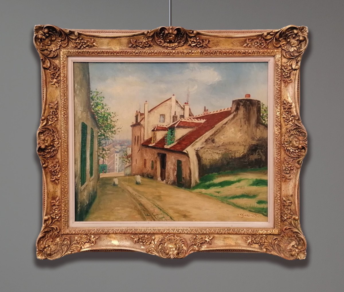 Gazi-Igna Ghierei dit Le Tatar (1900-1975)  La Maison Mimi Pinson et la Rue da Mont-Cenis à Montmatre