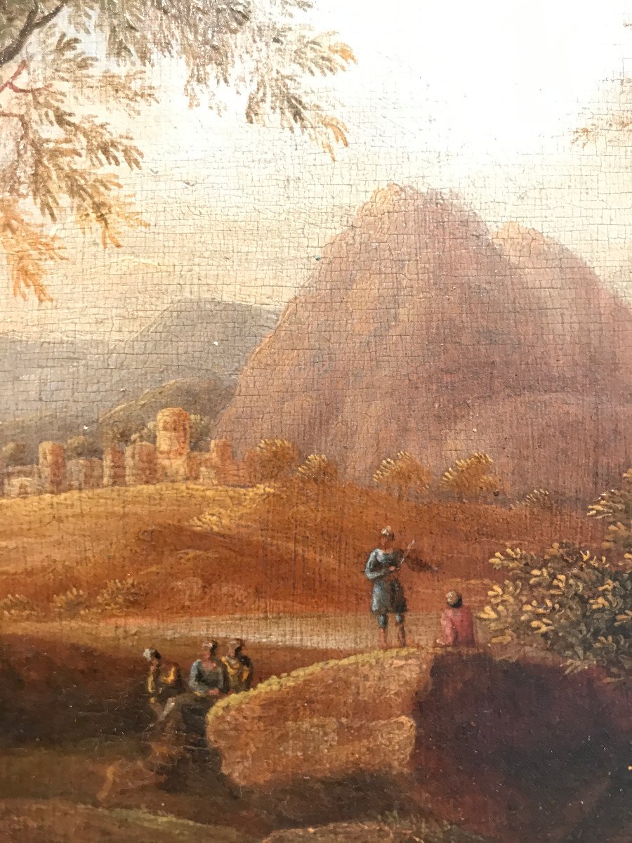 Artiste du 19ème siècle signée Harriet Browne, Paysage, 1819-photo-1