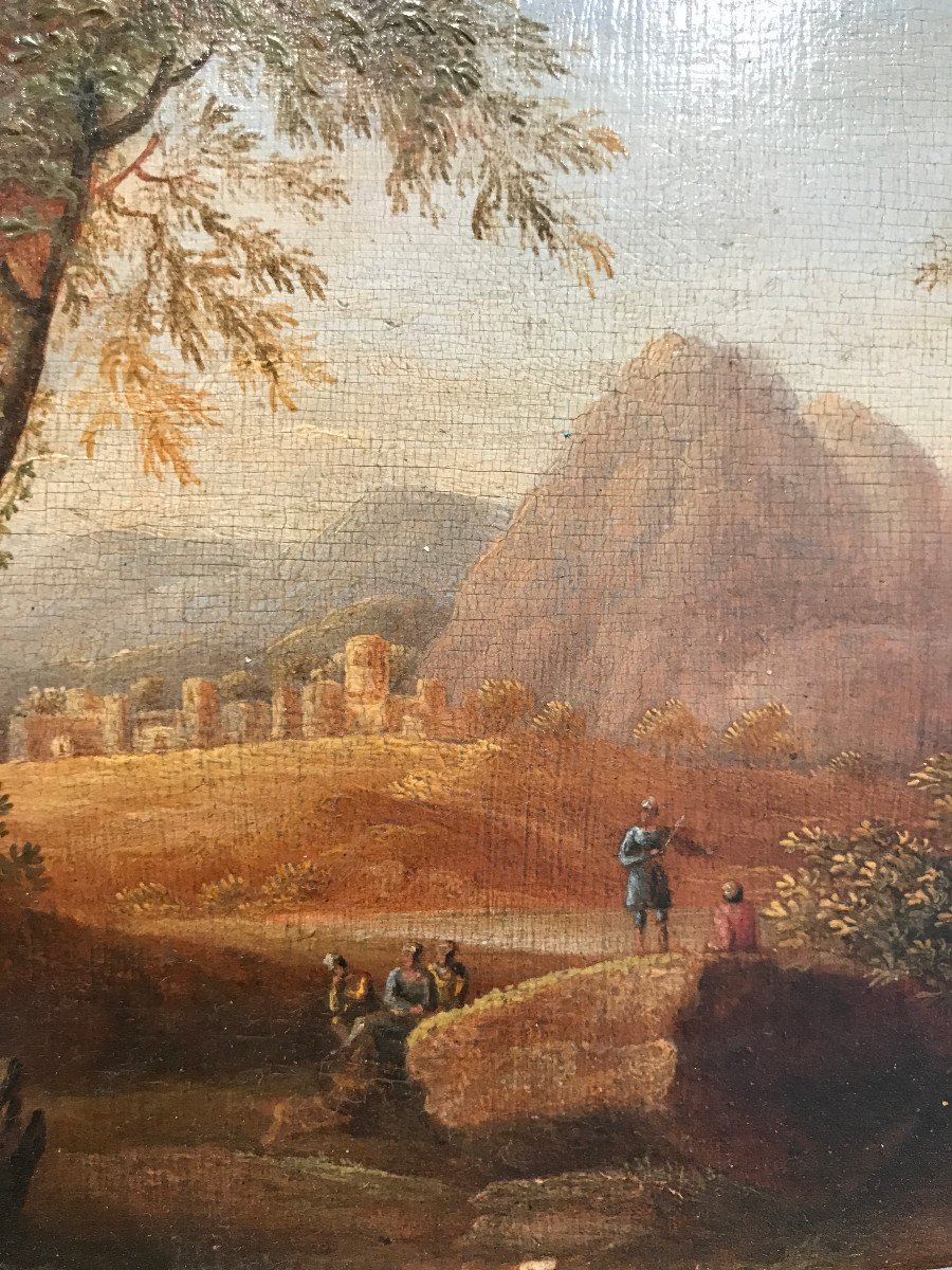 Artiste du 19ème siècle signée Harriet Browne, Paysage, 1819-photo-2