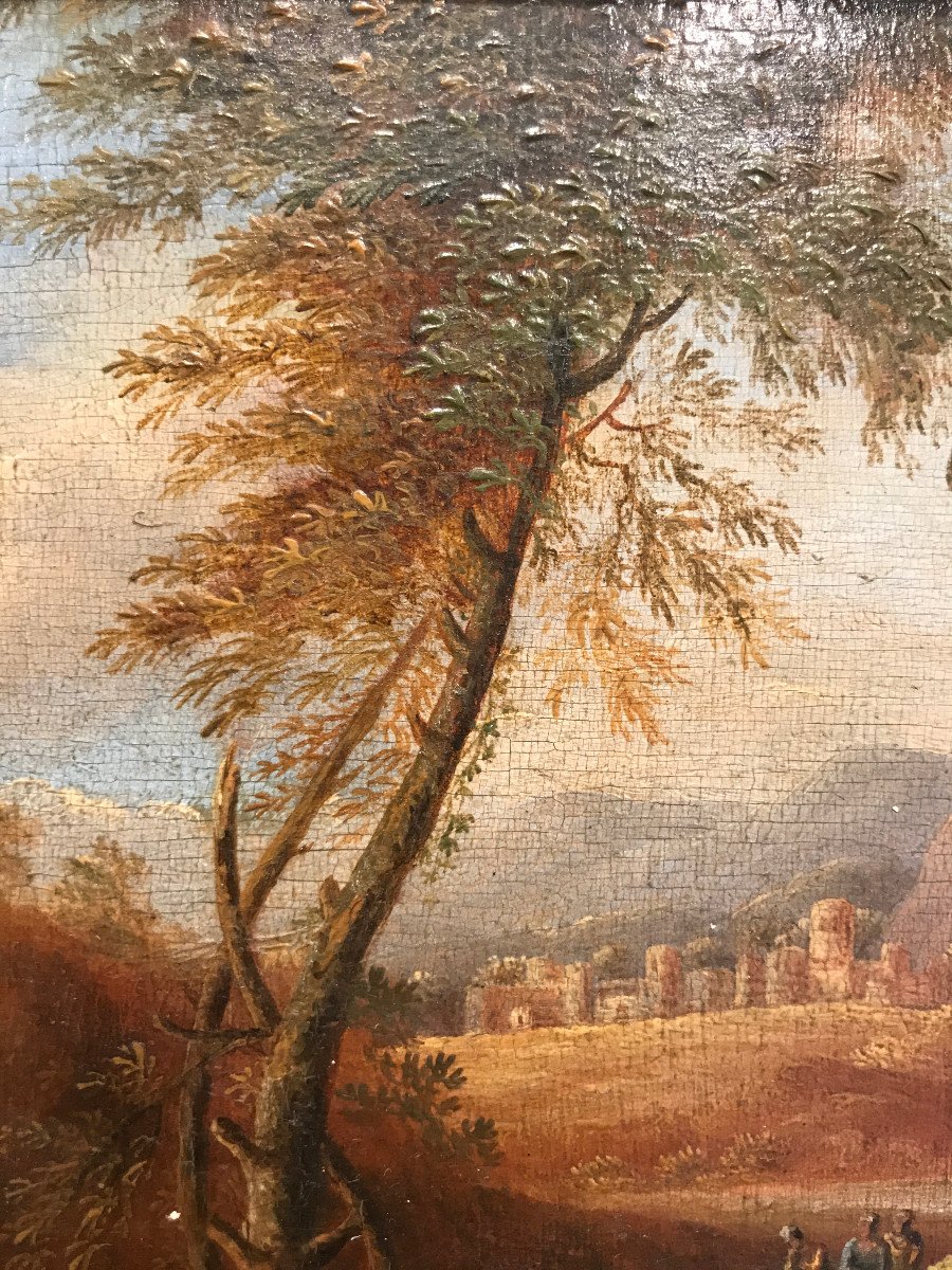 Artiste du 19ème siècle signée Harriet Browne, Paysage, 1819-photo-3