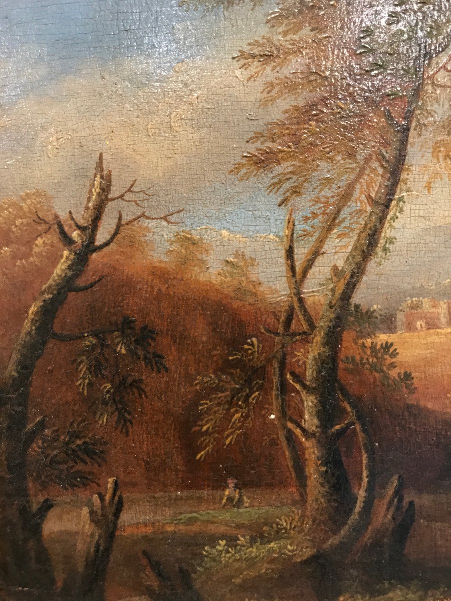 Artiste du 19ème siècle signée Harriet Browne, Paysage, 1819-photo-4