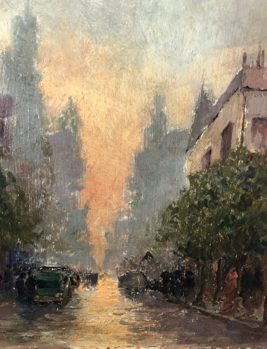 Eugenio Scorzelli (1890-1960) Veduta di Parigi, Pendant-photo-2