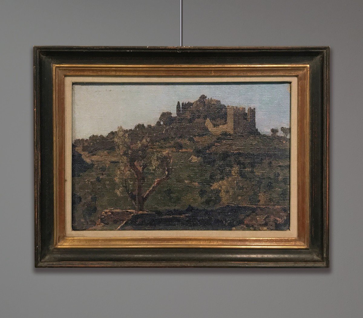 Georges Paul Leroux (1877-1957) Paesaggio con Castello In Rovina