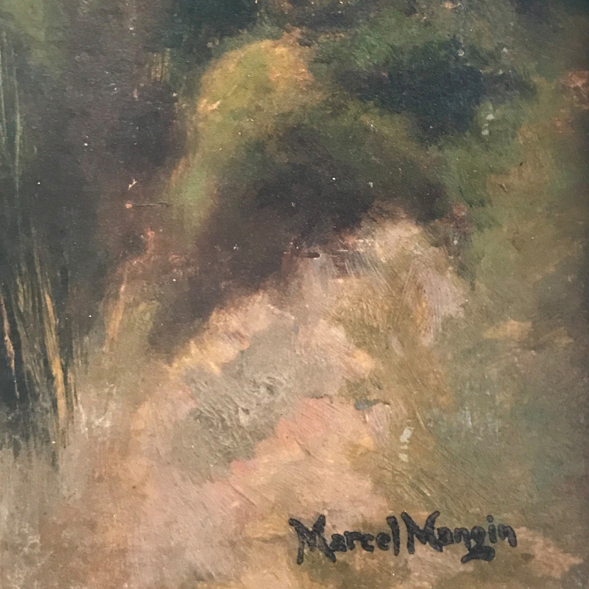Marcel Mangin (1852-1915) Paesaggio Roccioso-photo-2