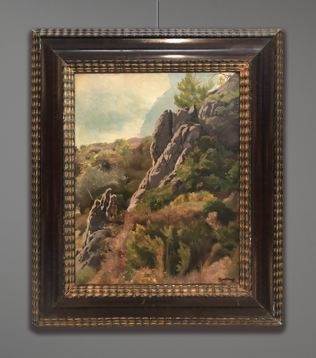Marcel Mangin (1852-1915) Paesaggio Roccioso