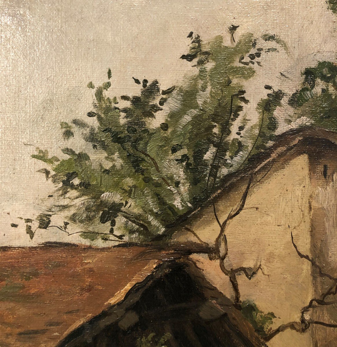 Charles Rouviere (1866-1924) Paesaggio, Lione-photo-1
