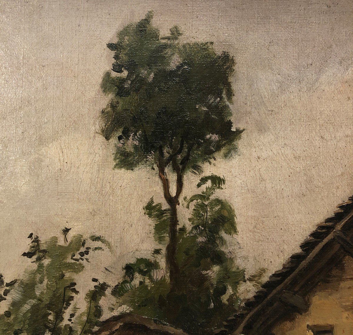 Charles Rouviere (1866-1924) Paesaggio, Lione-photo-2