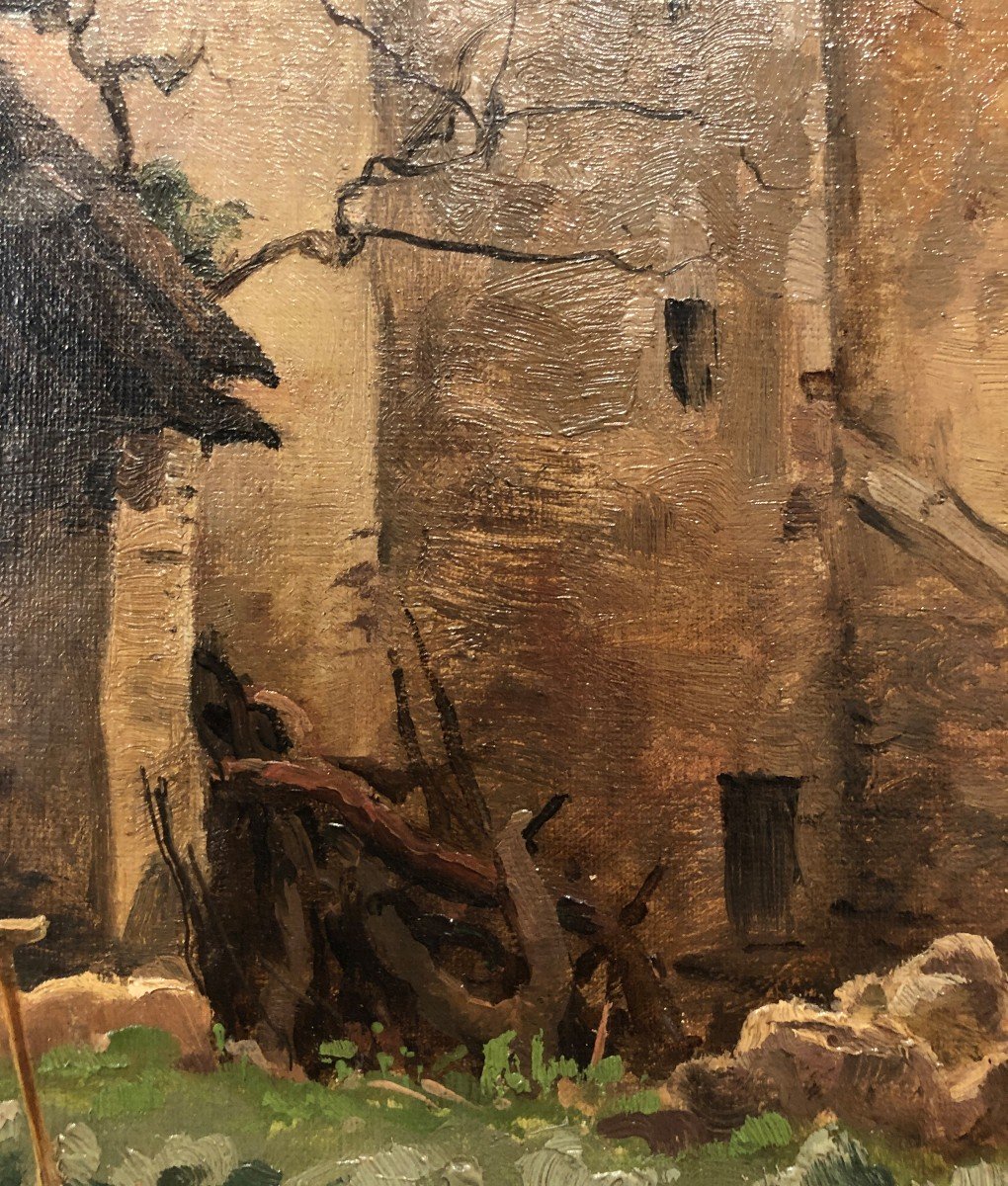 Charles Rouviere (1866-1924) Paesaggio, Lione-photo-5