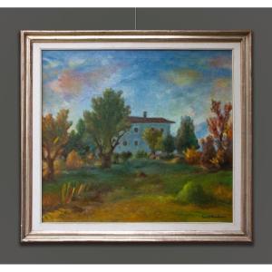 Dante Montanari (Porto Sant'Elpidio, Italia, 1896 – Milano, 1989) La Casa Tra Le Piante