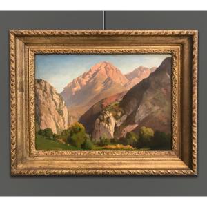 Cesare Cavaliè (Bergamo, 1835-1907) Montagne