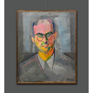 Claude Vanier (Simon Abramovitch, Le Havre, France, 1910-1958) Autoritratto