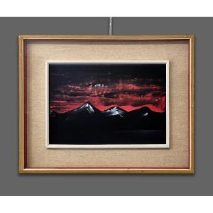 Giandante X (Milano, 1899 - Castelleone, Italia, 1984) Paesaggio, 1965