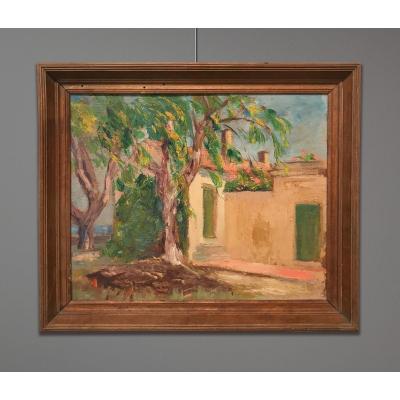 Fernand Maillaud (1862-1948) Paesaggio d'Ajoux