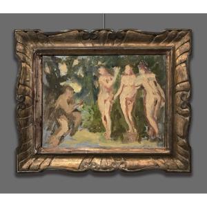 Medard Verburgh (1886-1957)  Il Giudizio (studio)
