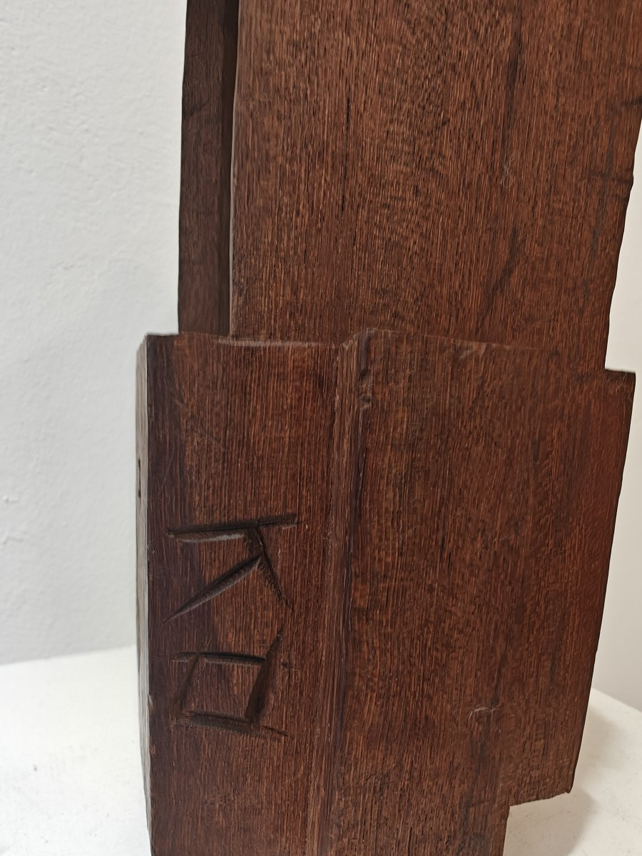 Scultura astratta in legno- 1960 circa-photo-2