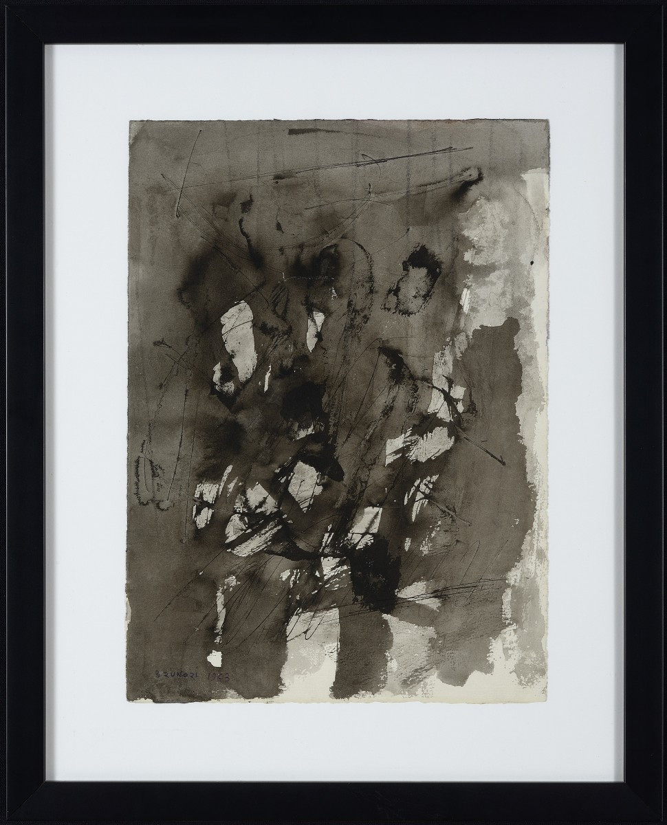 Enzo Brunori - china e acquerello su carta - 1963-photo-2