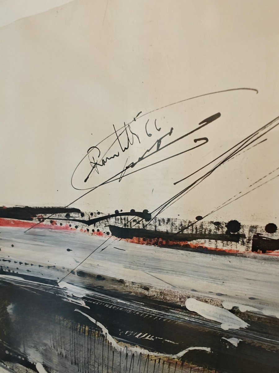 Amilcare Rambelli - tecnica mista su carta- 1966-photo-1