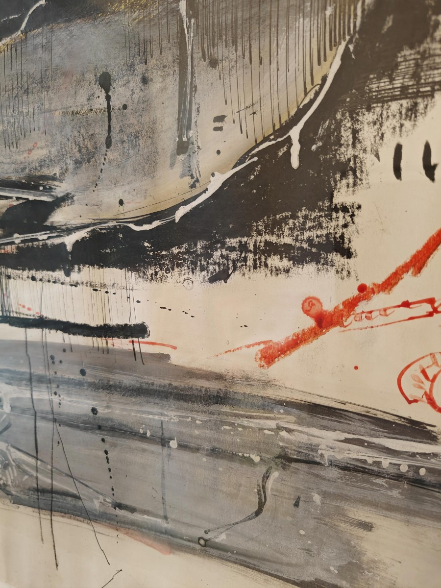 Amilcare Rambelli - tecnica mista su carta- 1966-photo-2