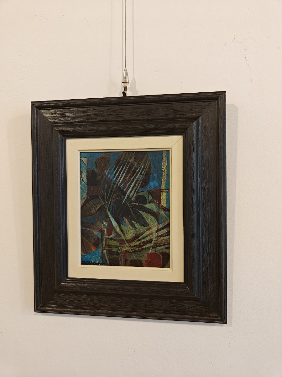 Giuseppe De Gregorio (1920-2007) Natura morta - olio-photo-5