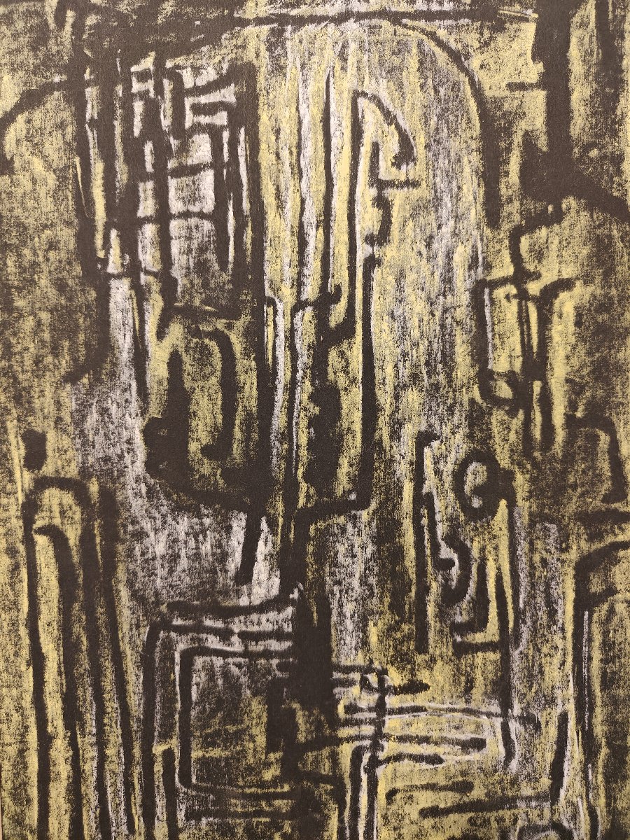 Mirko Basaldella (1910-1969) - composizione astratta 1953-photo-3