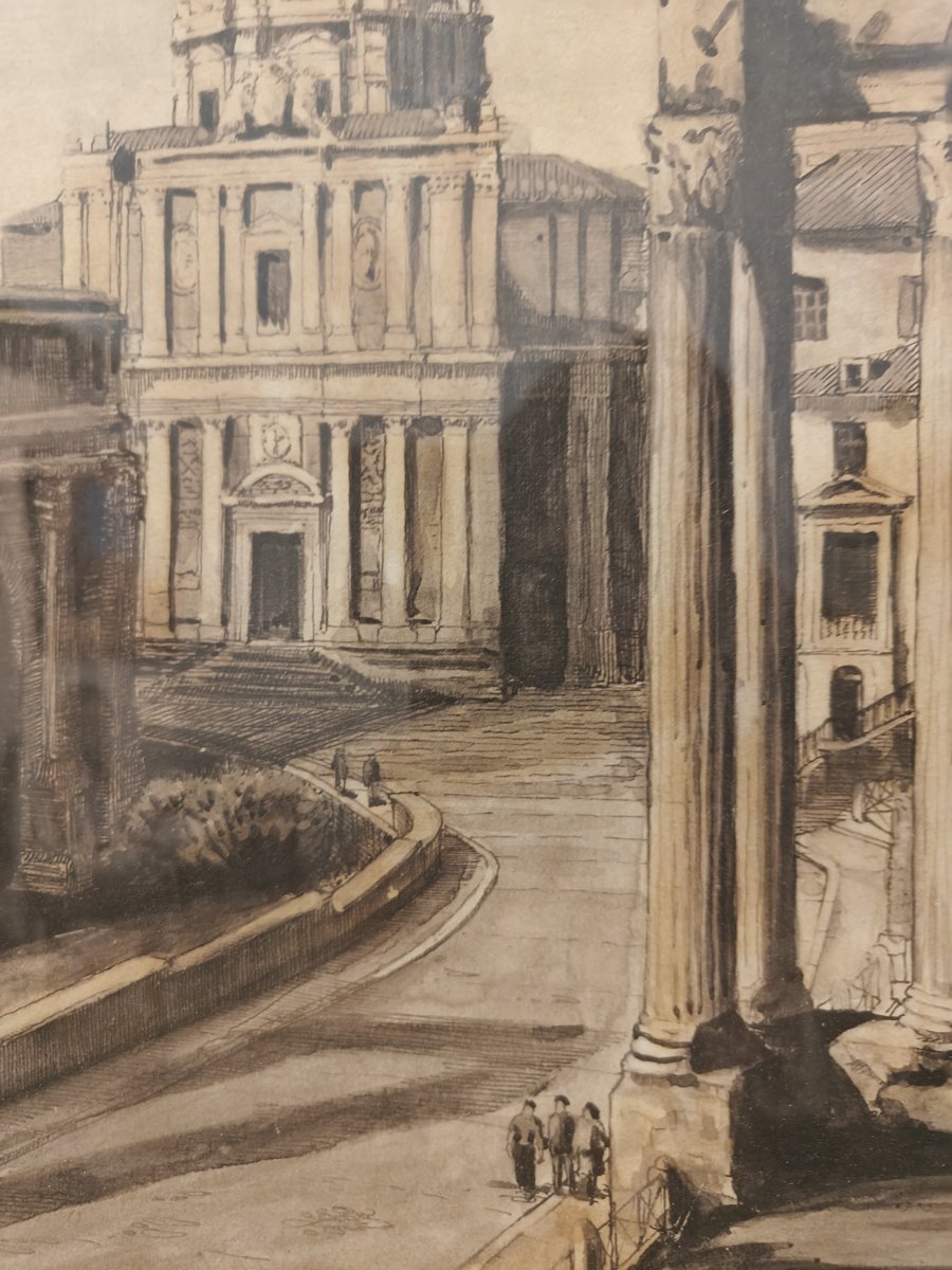 Grande disegno di roma - 1930 circa-photo-2