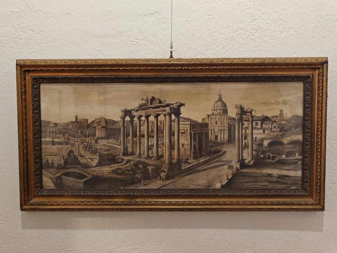 Grande disegno di roma - 1930 circa