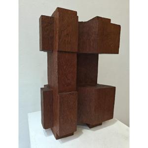 Scultura astratta in legno- 1960 circa