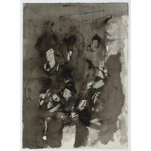 Enzo Brunori - china e acquerello su carta - 1963