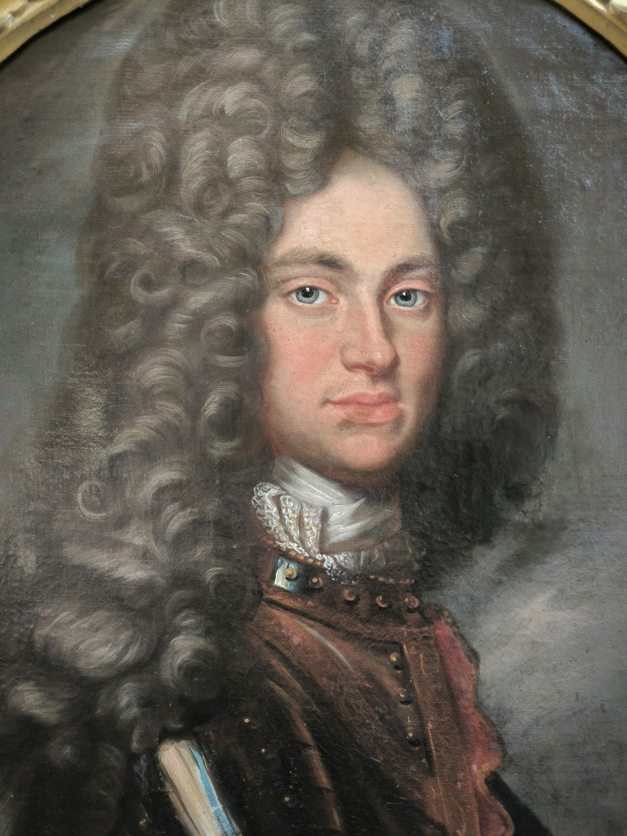 Ritratto di giovane nobile, maestro francese della fine del secolo XVII - inizi XVIII-photo-2