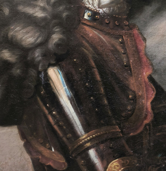 Ritratto di giovane nobile, maestro francese della fine del secolo XVII - inizi XVIII-photo-3