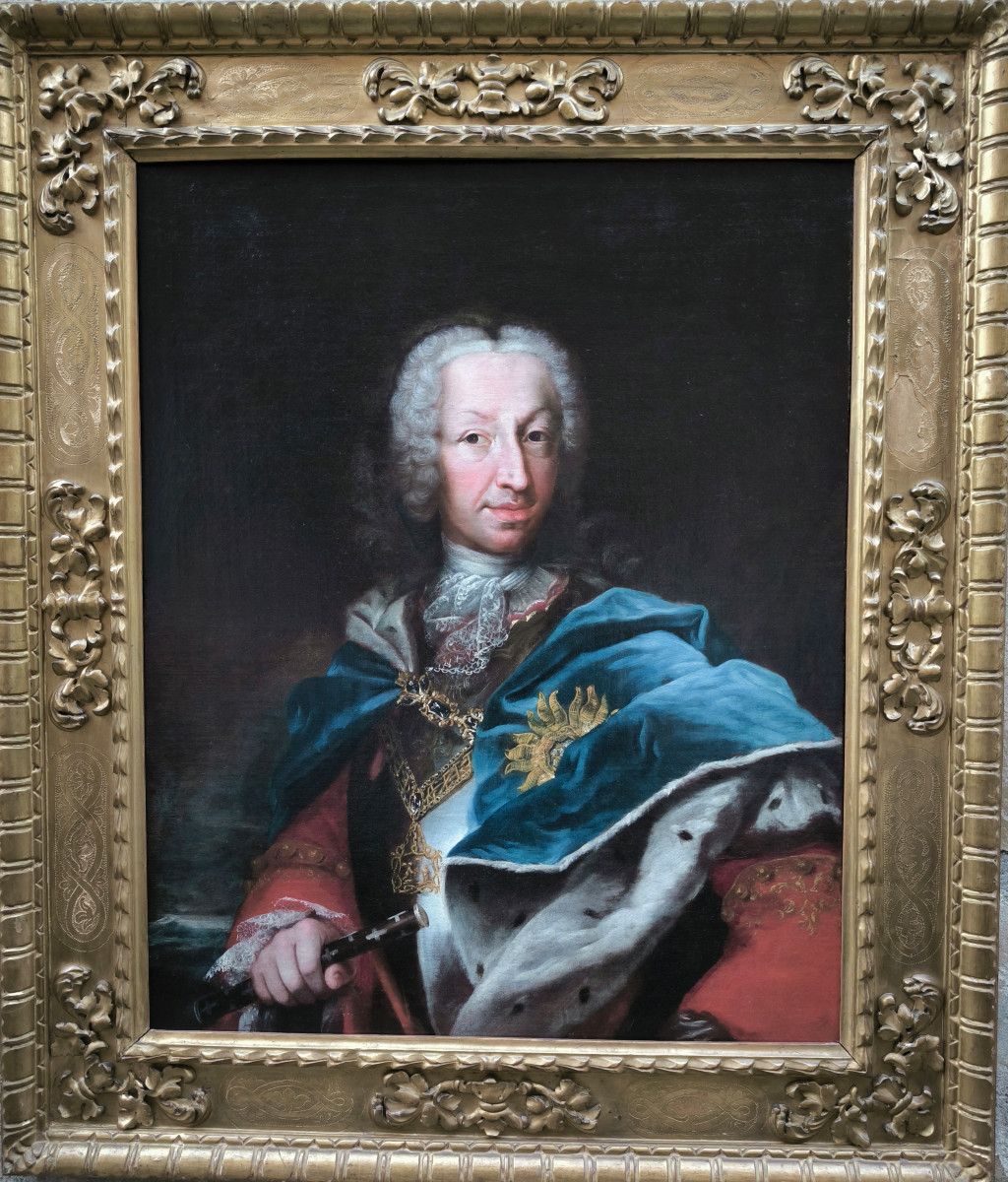 Giovanna Maria Clementi detta "La Clementina", Ritratto di Carlo Emanuele III di Savoia