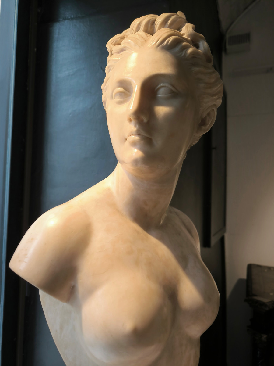 Busto di Diana, scultore della prima metà del secolo XIX.-photo-1