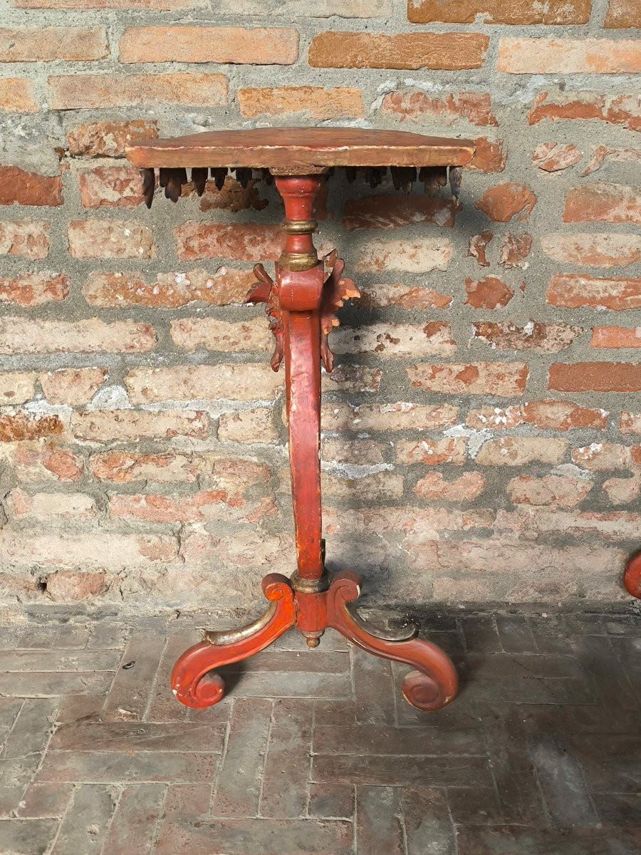 Coppia di consolles, Venezia XVIII secolo.-photo-2